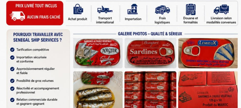 Canned sardines food commodity